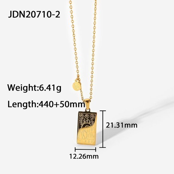 Athena Zodiac Necklace - Picture 5 of 15